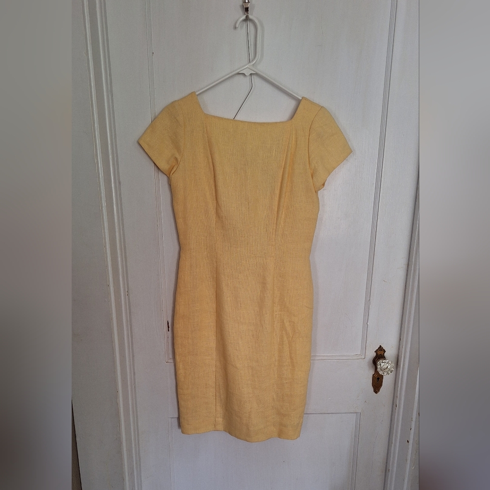 Adrianna Papell Linen Dress